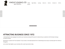 Tablet Screenshot of knightleasing.com